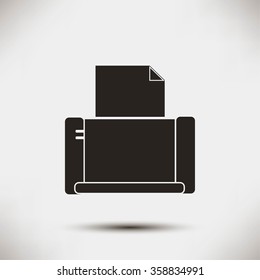 Printer icon vector