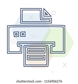 Printer icon vector can be used as png, Printer