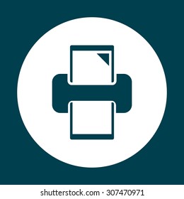 printer. icon. vector design