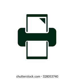 printer. icon. vector design