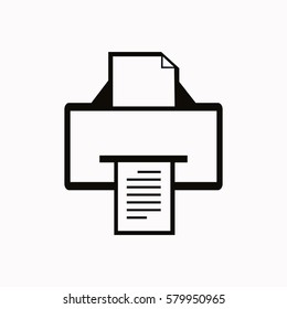 Printer  icon. Vector design.
