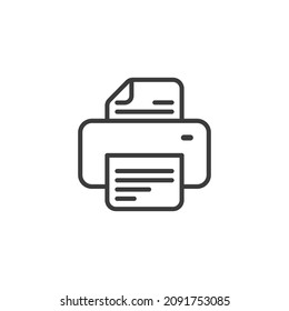 Printer Icon Vector Design. Illustration