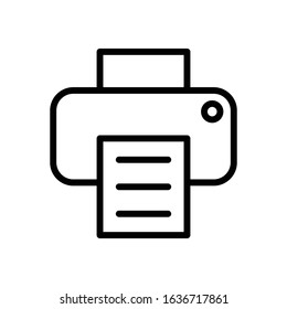Printer icon vector design template ilustrasion