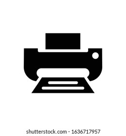 Printer icon vector design template ilustrasion