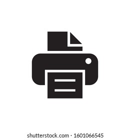 printer icon, vector design trendy