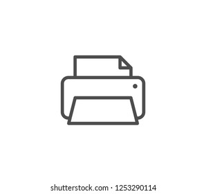 Printer icon . Vector . EPS 10