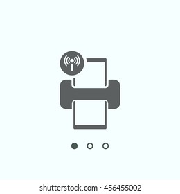 Printer Icon, vector, icon flat