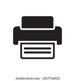 Printer icon, vector, flat design