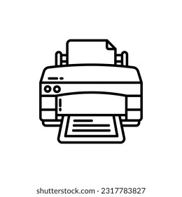 Printer icon in vector. Illustration