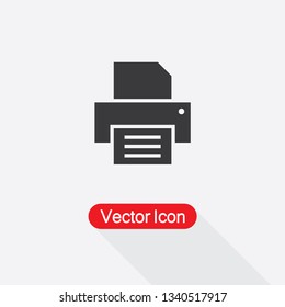 Printer Icon Vector Illustration Eps10