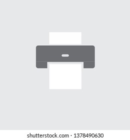 Printer Icon Vector. Illustration isolated for graphic and web design. Trendy Design. Printer Icon Vector Design Template