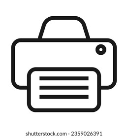 printer icon vector illustration symbol design