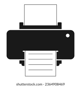 printer icon vector illustration symbol design