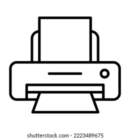 Printer icon vector image. Can also be used for web apps, mobile apps and print media.