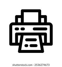 printer icon. vector line icon for your website, mobile, presentation, and logo design.