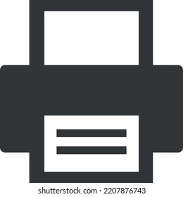 Printer icon vector. Printer icon on white background. Vector illustration.