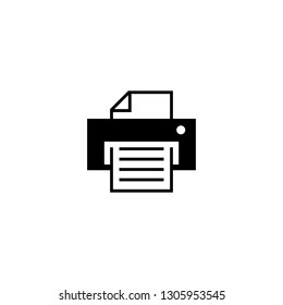 printer icon vector. print icon on the white background