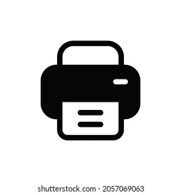 Printer icon vector. Print sign