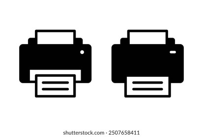 Printer icon vector. Print sign vector.