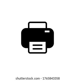 Printer icon vector. Print icon symbol illustration