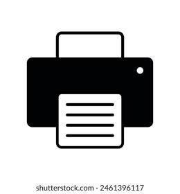 Vector de iconos de impresora. Imprimir ilustración de símbolo.