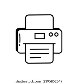 Printer icon vector stock illustration