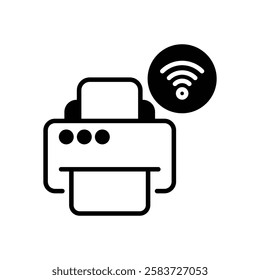 Printer icon vector stock illustration