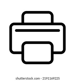 Printer Icon Vector Symbol Design Illustration