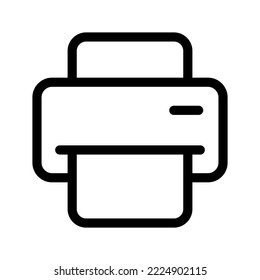 Printer Icon Vector Symbol Design Illustration