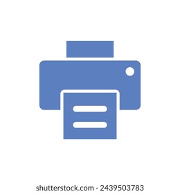 Printer Icon Vector Template Illustration Design