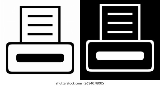 Printer Icon Vector for web