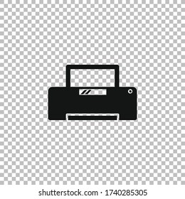 Printer icon vector.Document printing symbol.Print machine illustration