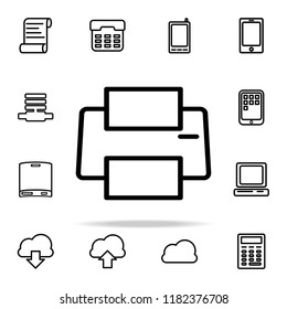 Printer icon. web icons universal set for web and mobile on white background
