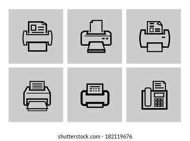 Printer icons