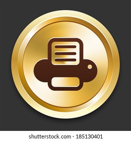Druckersymbole auf der Gold Button-Kollektion