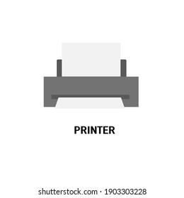 A printer icons on white background.