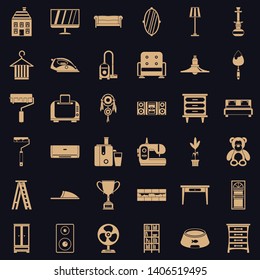 Printer icons set. Simple style of 36 printer vector icons for web for any design