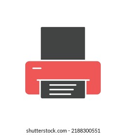 Printer icons  symbol vector elements for infographic web