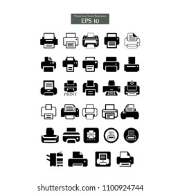Printer icons Templates