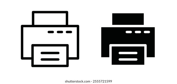 Printer icons for web ui designs