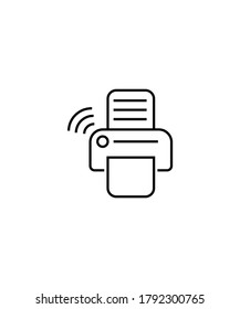 printer icon,vector best line icon.