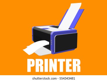 Printer illustration Design