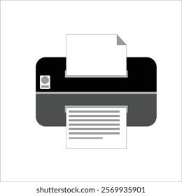 printer image icon paper printing device and computer device