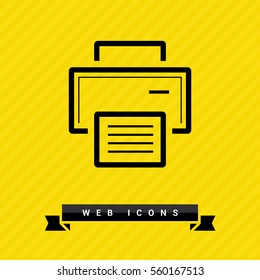 printer isolated minimal icon. print machine graph line vector icon for websites and mobile minimalistic flat design. 