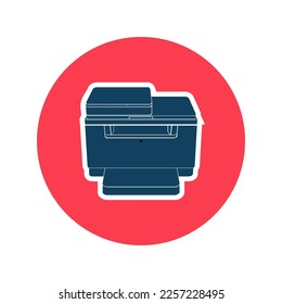 Printer - Line Vector Icon