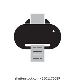 
printer logo vector illustration design template