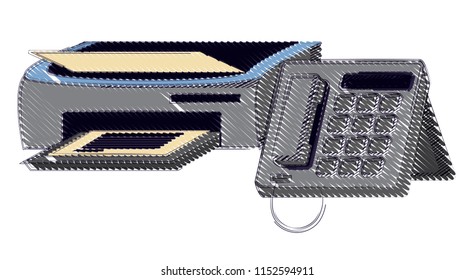 printer machine icon