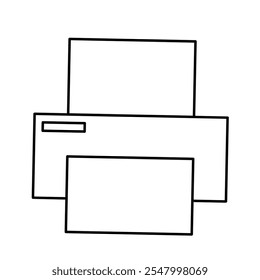 Printer machine icon, printer machine design vector