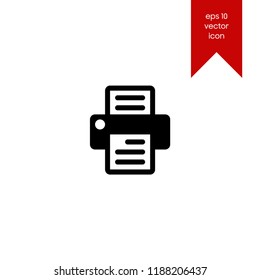 Printer machine vector icon