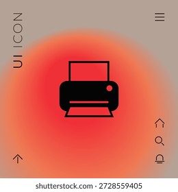 Icono de la impresión para el Web, Elementos para su diseño